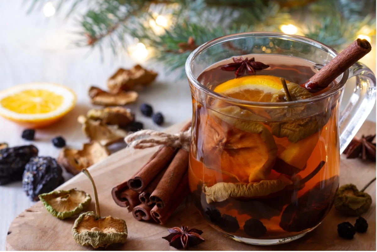 kompot z przyprawami
